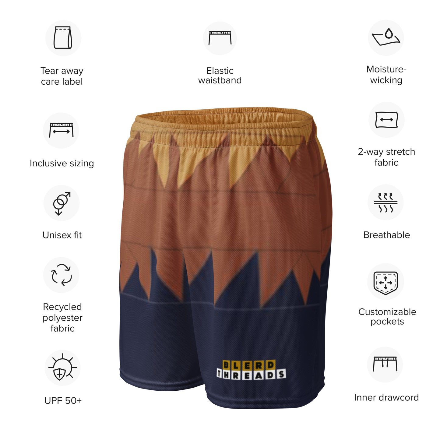 Demon Slayer Inoske Mesh Shorts