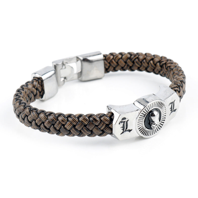 L Death Note Anime Game Bracelet