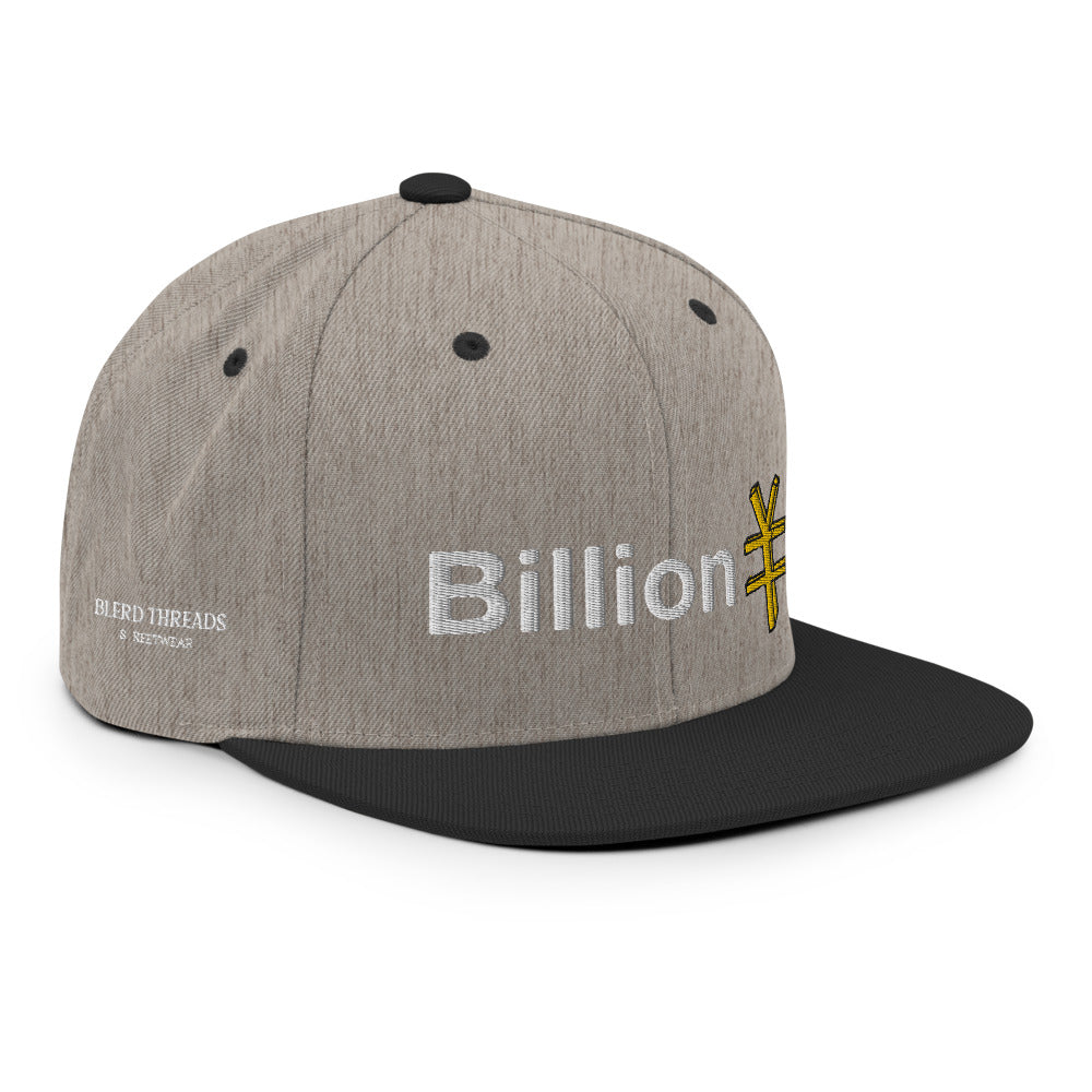 Billion Yen Okuyasu Snapback Hat