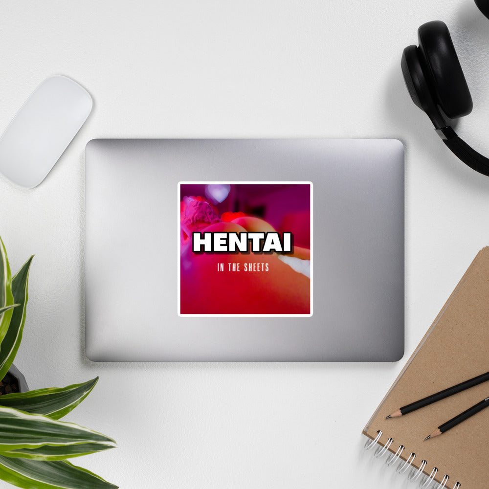 Hentai In The Sheets Bubble-Free Stickers