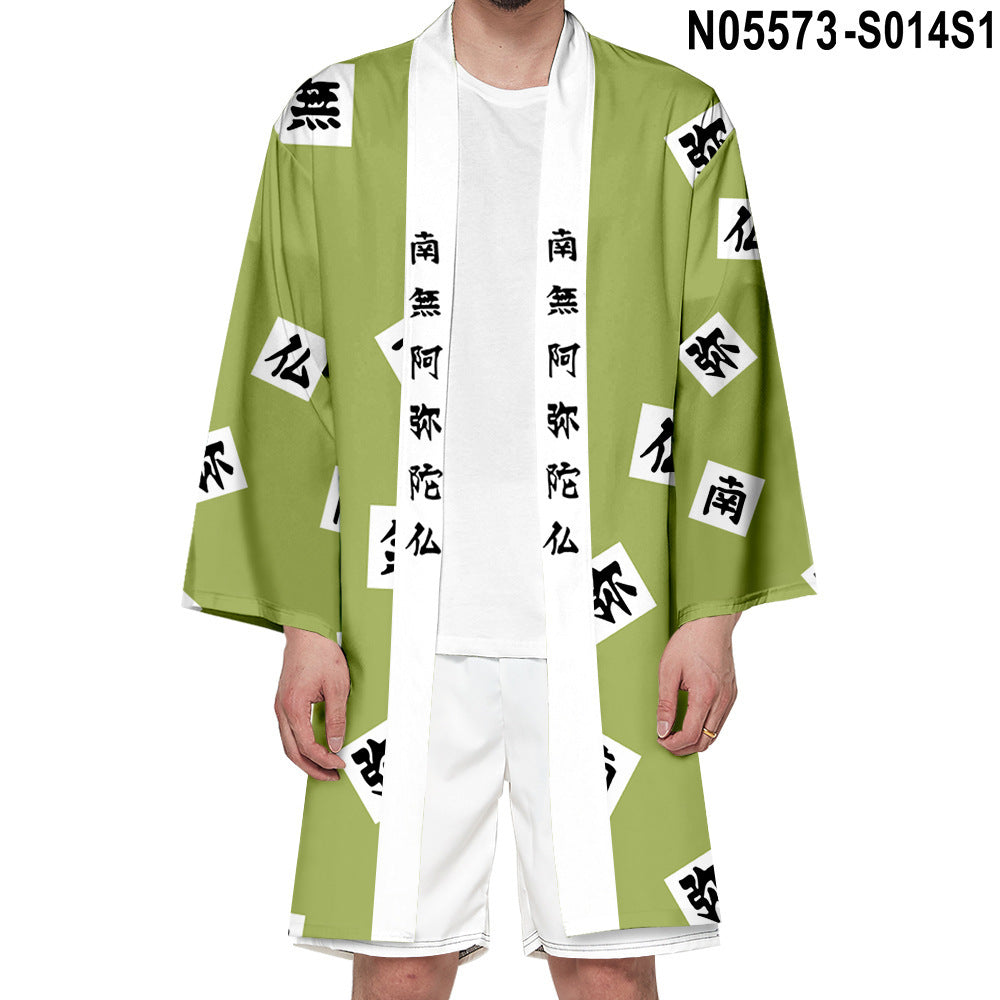 Cosplay Kimono Cardigan Long Cloaks