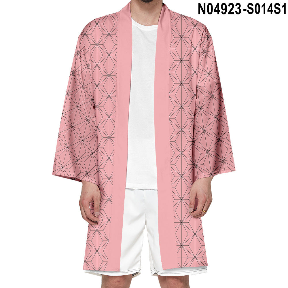 Cosplay Kimono Cardigan Long Cloaks