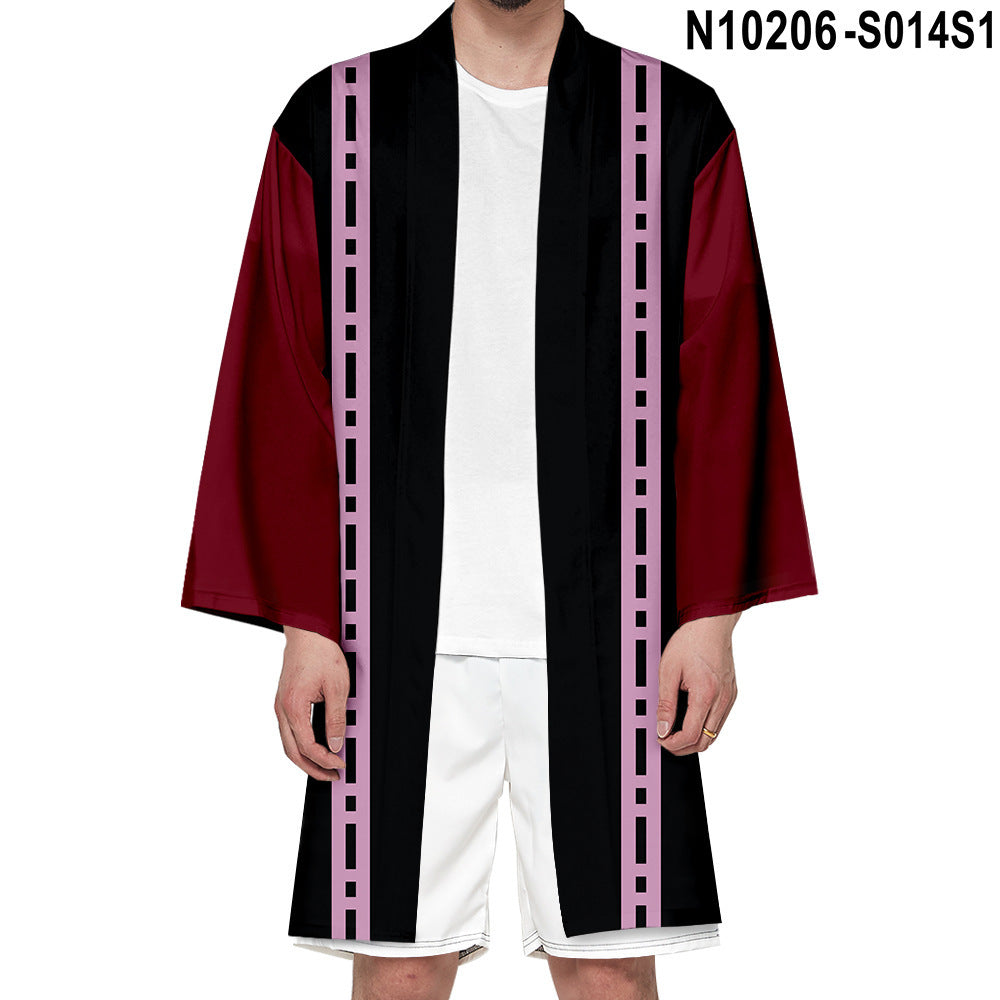 Cosplay Kimono Cardigan Long Cloaks