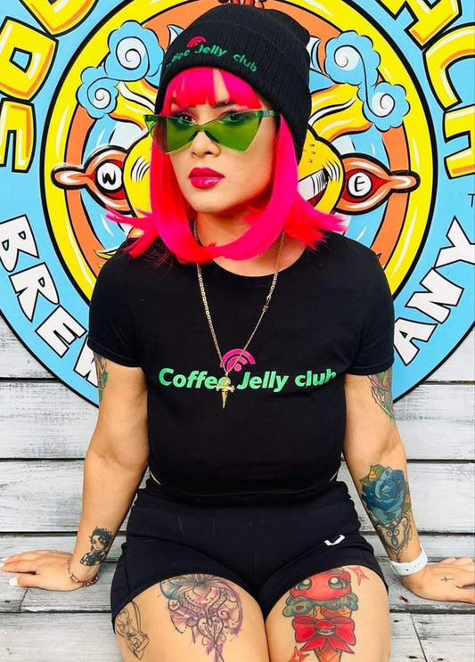 Coffee Jelly Club Crop Top