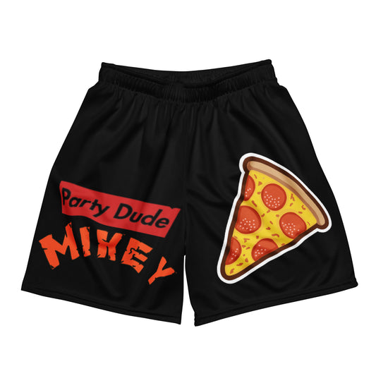 TMNT Mikey Party Dude Mesh Shorts