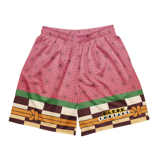 Demon Slayer Nezuko Mesh Shorts