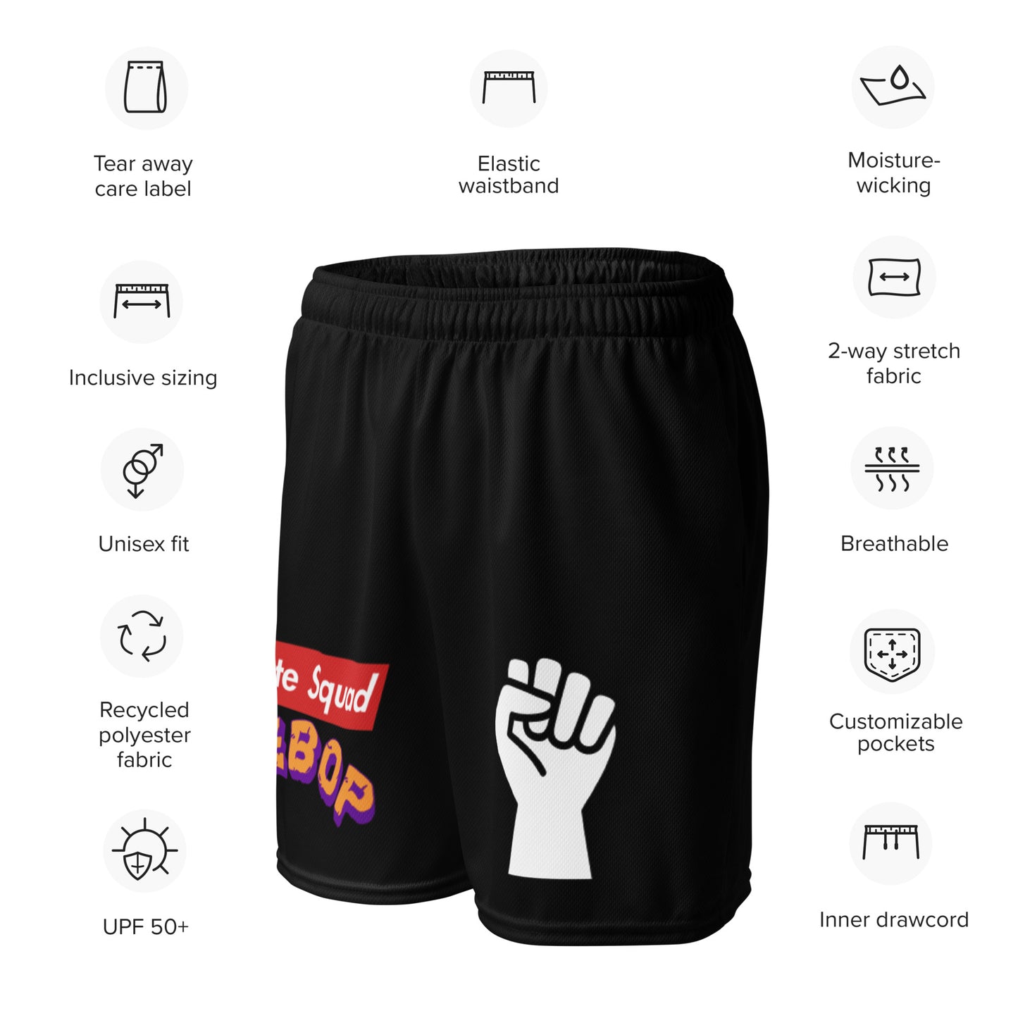 TMNT Bebop Brute Squad  Mesh Shorts