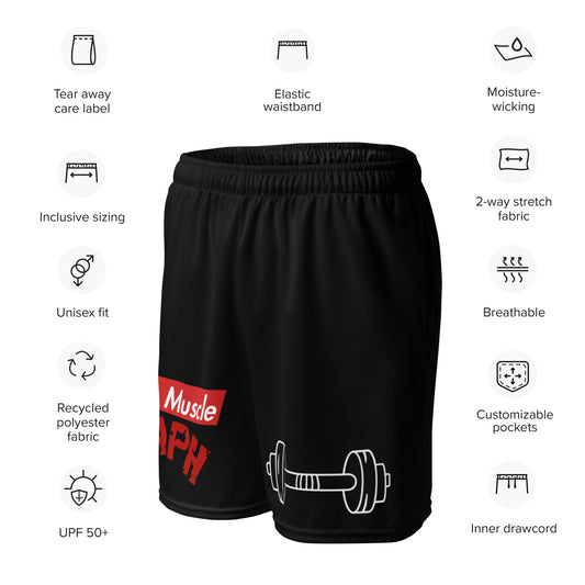 TMNT Raph Muscle Mesh Shorts