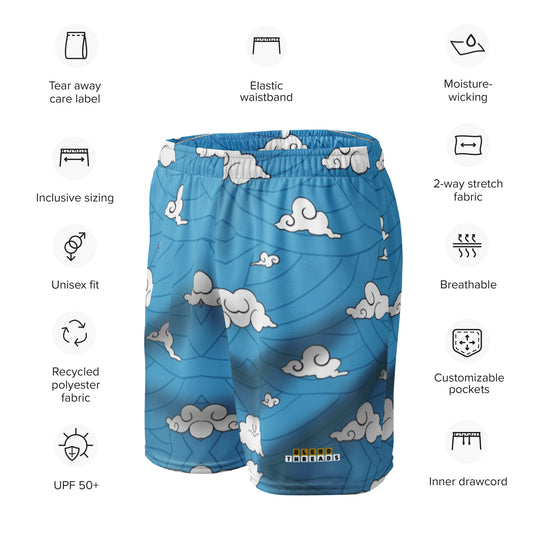 Urokodaki Demon slayer mesh shorts