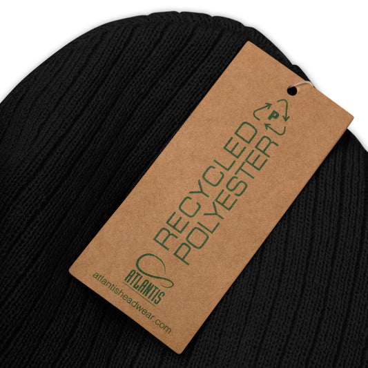 Coffee Jelly Club Ribbed Knit Beanie