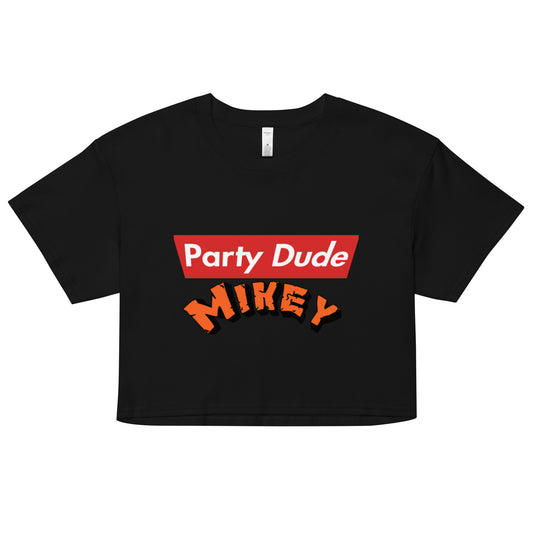 TMNT Mikey Party Dude Crop Top