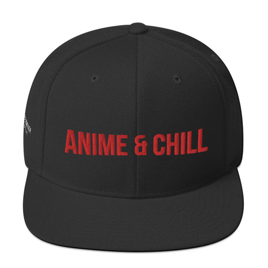 Anime and Chill Snapback Hat