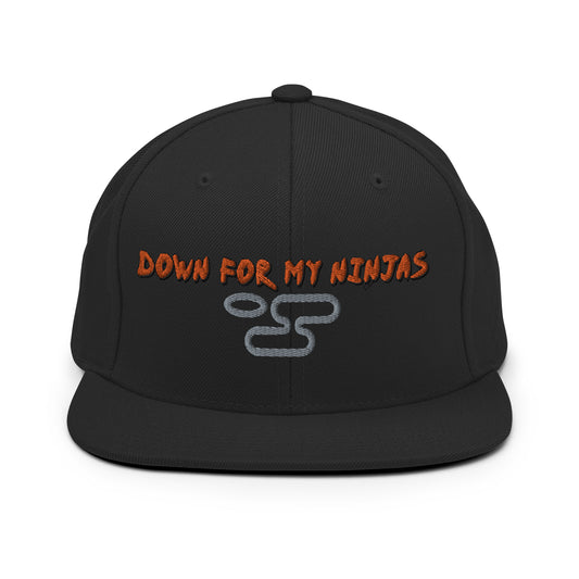 Down For My Ninjas Hidden Cloud Snapback Hat