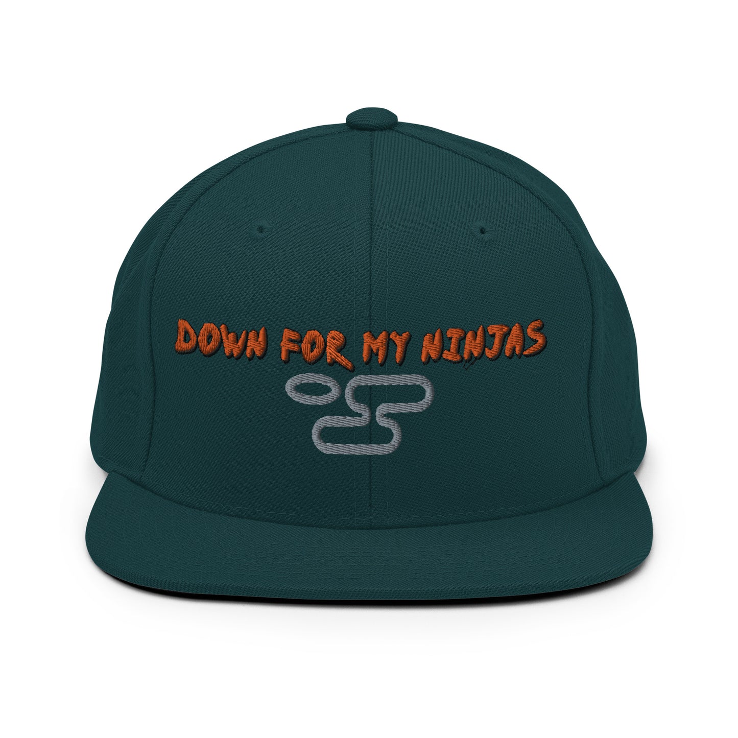 Down For My Ninjas Hidden Cloud Snapback Hat