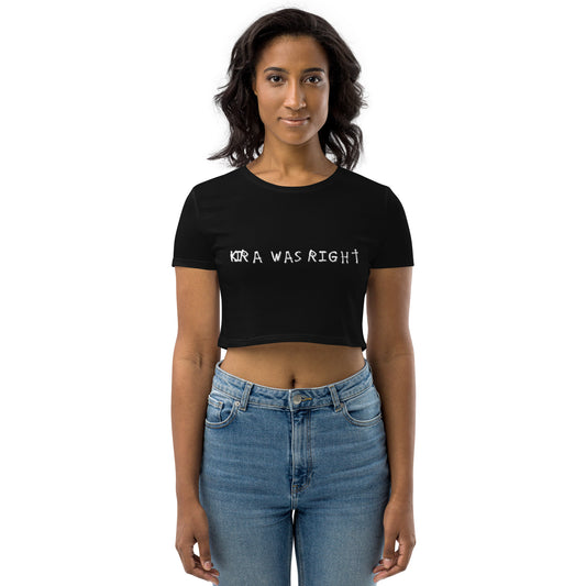 Kira Was Right DEATHNOTE Crop Top