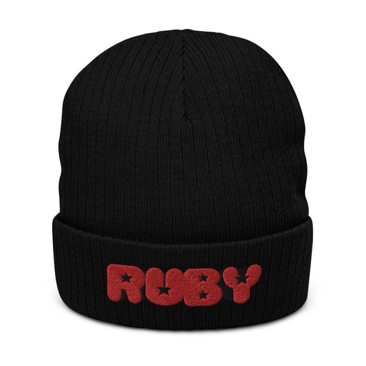 Ruby Steven Universe Recycled Cuffed Beanie