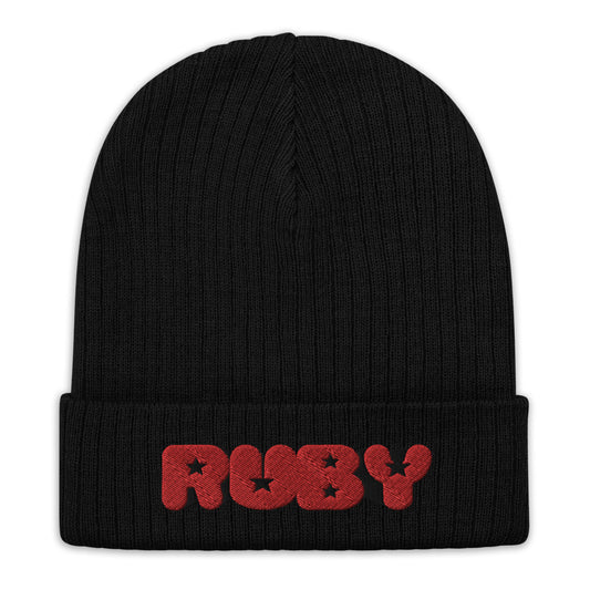 Ruby Steven Universe Recycled Cuffed Beanie