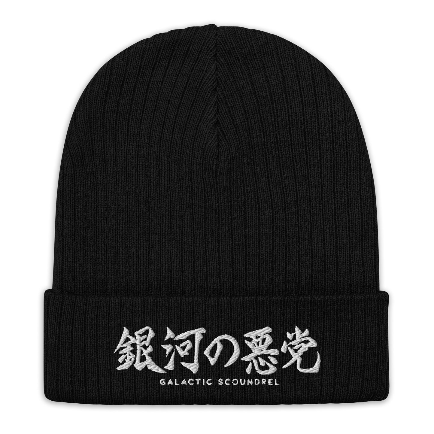 Japanese Kanji Star Wars Galactic Scoundrel Ribbed Knit Beanie