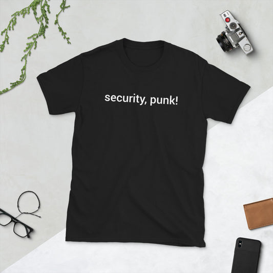 Security, Punk! A.C. Slater Saved By The Bell T-Shirt