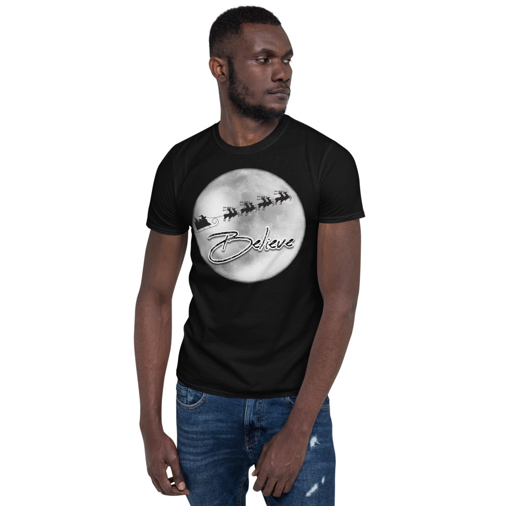 Santa Believe Short-Sleeve Unisex T-Shirt