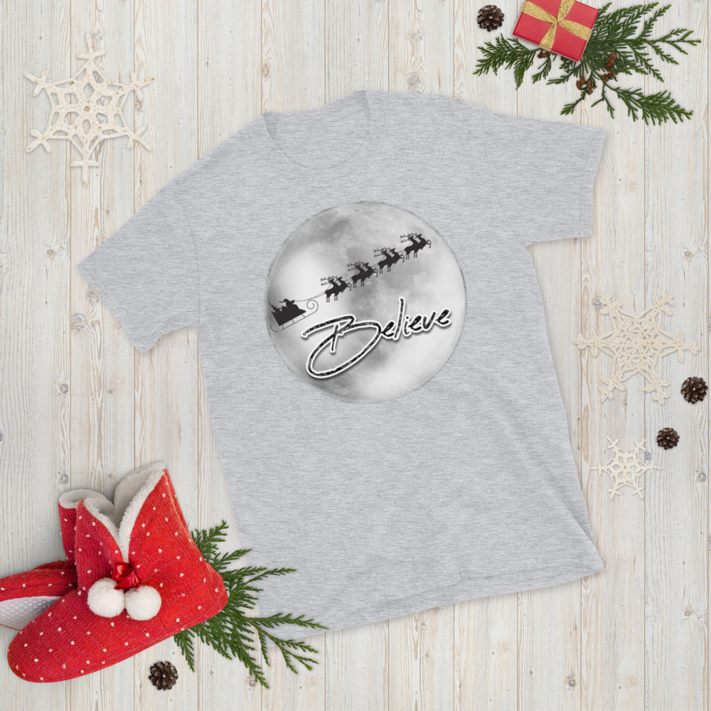 Santa Believe Short-Sleeve Unisex T-Shirt