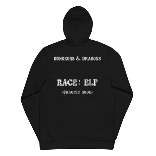 D&D ELVEN Race Zip Hoodie