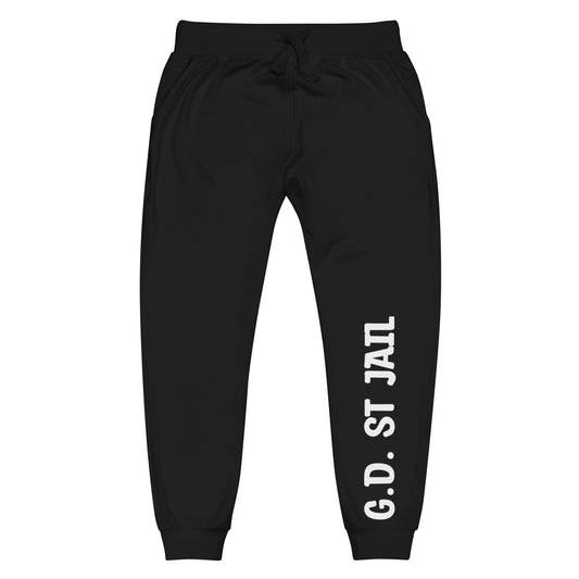 Jojo's Bizarre Adventure GD.ST Jail Unisex Fleece Sweatpants